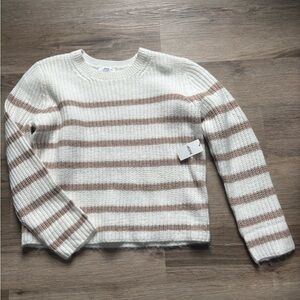 NWT stripe knitted sweater
